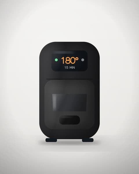 Compact Air Fryer 4 L in Black