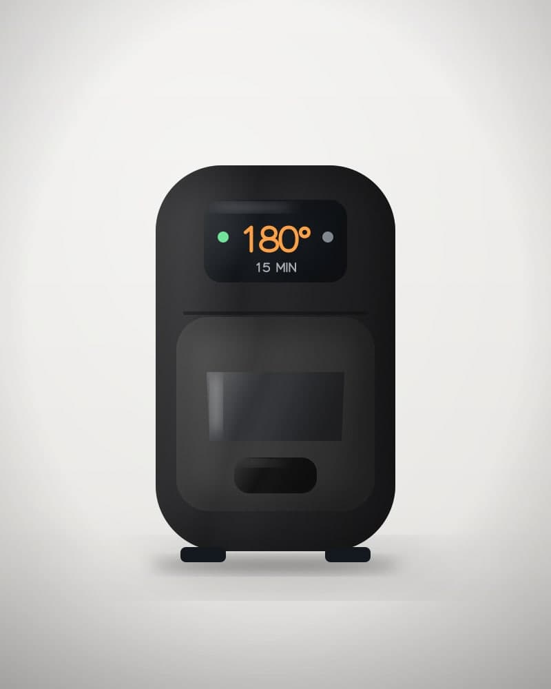 Compact Air Fryer 4 L in Black