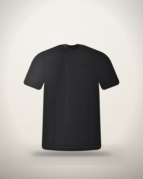 Essential Crew Tee in Black