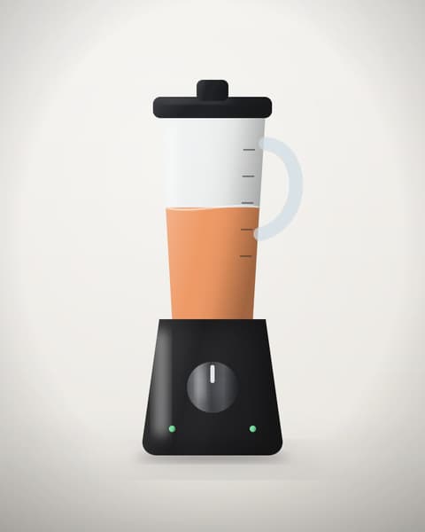 Power Blender 1000 W in Black