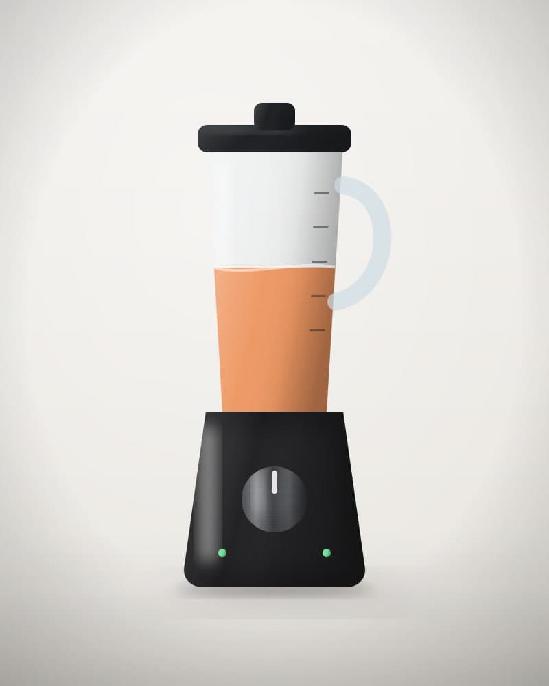 Power Blender 1000 W in Black