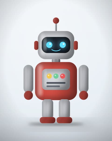 Robo Buddy in Red
