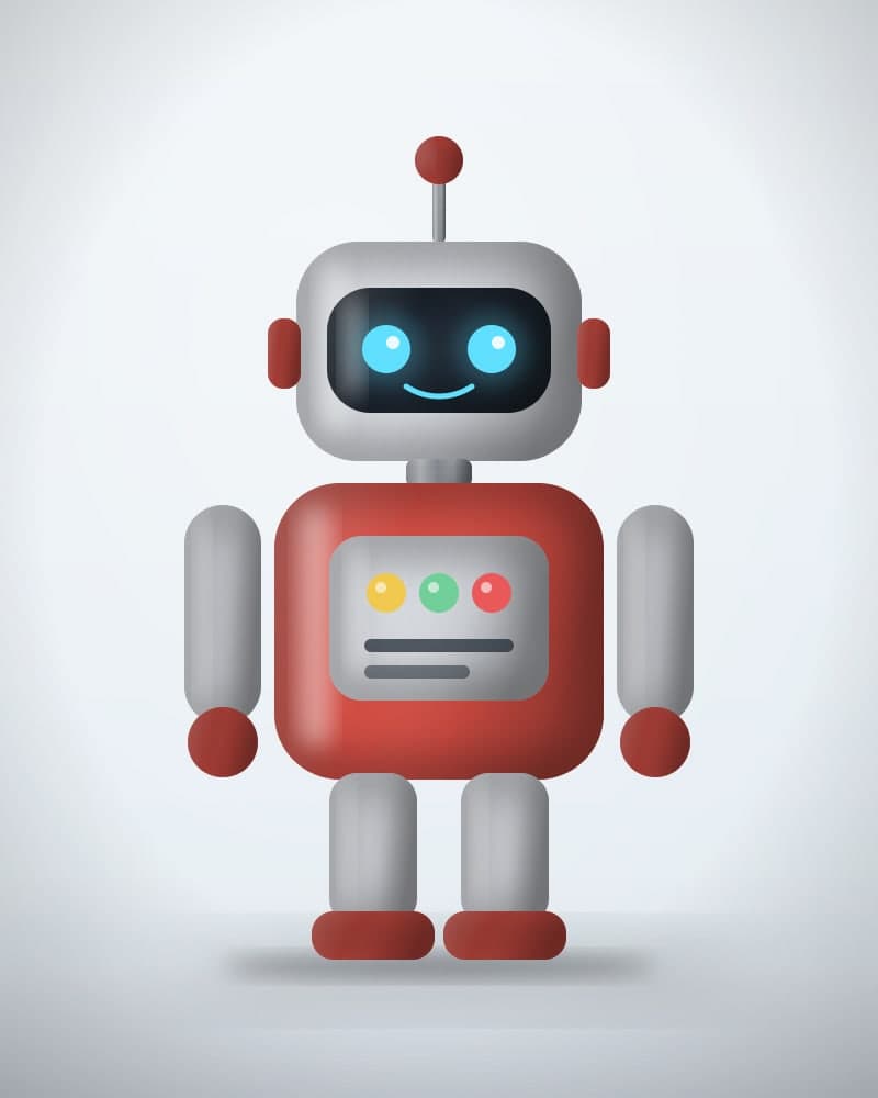 Robo Buddy in Red